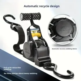 Automatic  Retracring Cargo Binding Ratchet,