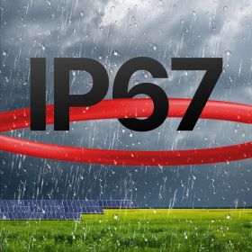 100FT Solar Panel Extension Cable 10AWG Waterproof  Cable