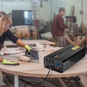 Pure Sine Wave Inverter, 2500 Watt Power Inverter, DC 12V To AC 120V Car Inverter