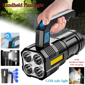 USB Rechargeable Handheld LED Spotlight