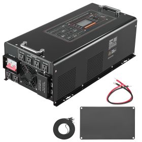 5000W Pure Sine Wave Inverter Charger DC 24V To AC 120V Power Inverter
