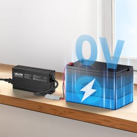 12V 10A Lithium Battery Charger 14.6V AC-DC LiFePO4 Smart Charger