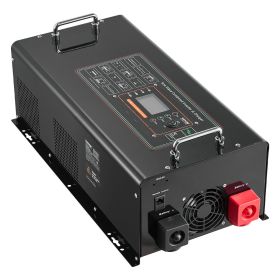 Pure Sine Wave Inverter Charger, 6000 Watt, DC 24V to AC 120V Power