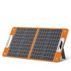 60W 18V Portable Solar Panel;  Flashfish Foldable Solar Charger with 5V USB 18V DC Output