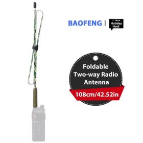 BAOFENG BF-152A Upgraded Ham Radio Antenna 18.89-inch Foldable High Gain VHF/UHF Signal Booster - Multi-Compatible for Baofeng UV-5R 5RH 5RM K5PL