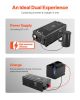 Pure Sine Wave Inverter Charger, 6000 Watt, DC 24V to AC 120V Power