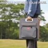 60W 18V Portable Solar Panel;  Flashfish Foldable Solar Charger with 5V USB 18V DC Output
