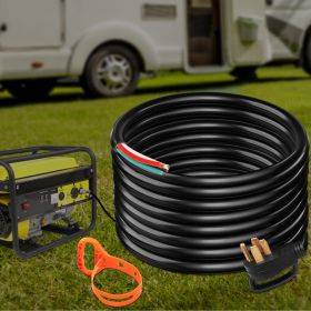 30Ft 50Amp Generator Extension Cord 6 Gauge to Bare Wire