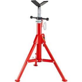 V Head Adjustable Height Folding Portable Pipe Stands