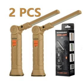 2USB Rechargeable LED Magnetic Work Light
