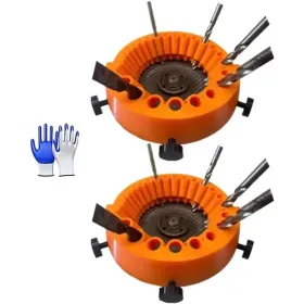 Plastic Manual Drill Bit Sharpener For Grinder (Option: 2pcs)