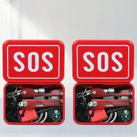 8 Pcs Emergency Survival Kit (Option: 2)