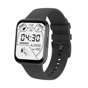 P25 Full-touch Heart Rate Monitoring Sports Smart watch (Option: Black-Watch)